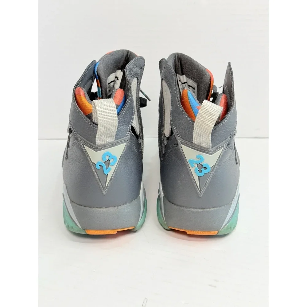 Air Jordan 7 Retro Barcelona Days 2015 Men's 11.5 Grey 304775-016 Sneakers Shoes